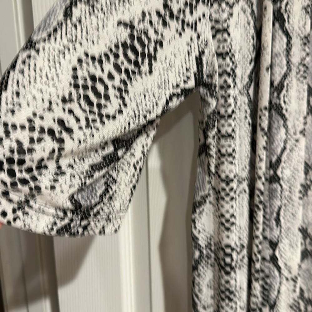 Crazy Train Python Print Kimono - image 3